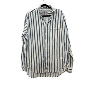 Vintage Berkley Concept WW Made in USA Cotton Striped Shirt Men’s L